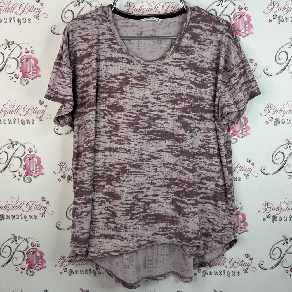 Shambhala tshirt tee heathered purple Stylish Mauve Short Sleeve Tee